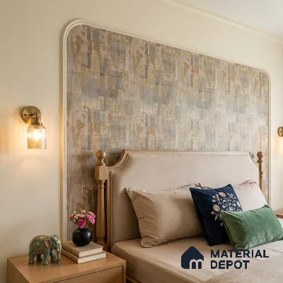 2110 -5 | 10 Meter x 21 Inches Fabric Look Wallpaper - 57.41 Sq. Ft.