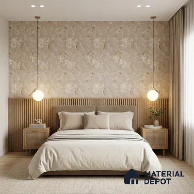 2111 -3 | 10 Meter x 21 Inches Patterned Look Wallpaper - 57.41 Sq. Ft.