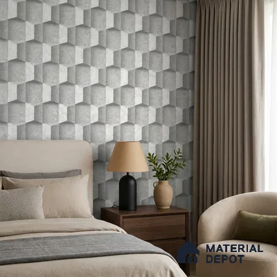 88526-1 | 5 Meter x 42 Inch PVC Patterned Look Wallpaper - 57.41 Sq. Ft. | Minimum 15% wastage during installation