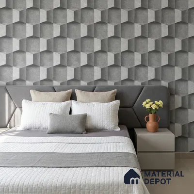 88526-2 | 5 Meter x 42 Inch PVC Patterned Look Wallpaper - 57.41 Sq. Ft. | Minimum 15% wastage during installation