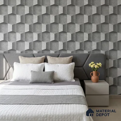 88526-2 | 5 Meter x 42 Inch PVC Patterned Look Wallpaper - 57.41 Sq. Ft. | Minimum 15% wastage during installation