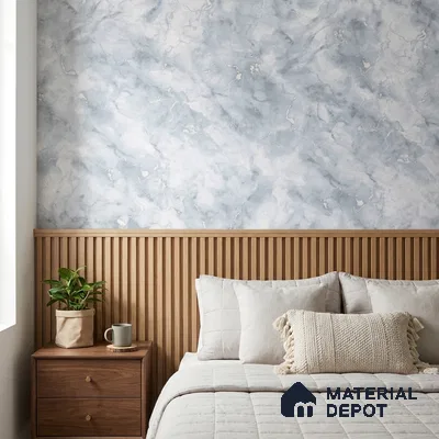 88527-1 | 5 Meter x 42 Inch PVC Marble Look Wallpaper - 57.41 Sq. Ft. | Minimum 10% wastage during installation