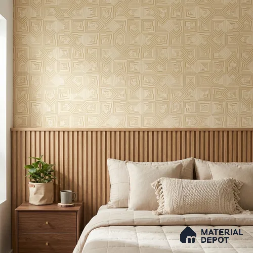 88530-4 | 5 Meter x 42 Inch PVC Patterned Look Wallpaper - 57.41 Sq. Ft. | Minimum 15% wastage during installation