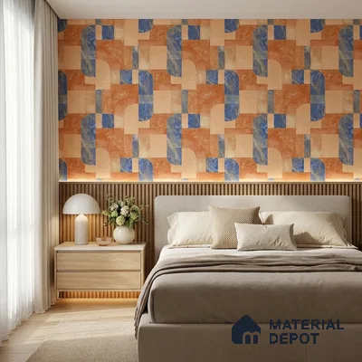 OR03-4 | 5 Meter x 42 Inch PVC Patterned Look Wallpaper - 57 Sq. Ft. | Minimum 15% wastage during installation