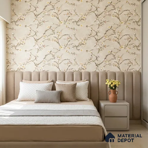 OR05-2 | 5 Meter x 42 Inch PVC Florals Look Wallpaper - 57 Sq. Ft. | Minimum 15% wastage during installation