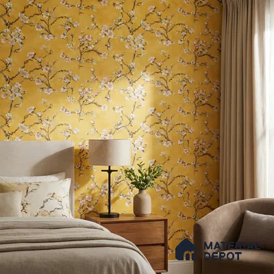 OR05-3 | 5 Meter x 42 Inch PVC Florals Look Wallpaper - 57 Sq. Ft. | Minimum 15% wastage during installation