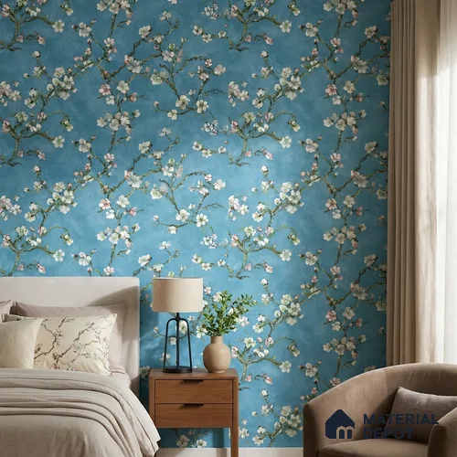 OR05-4 | 5 Meter x 42 Inch PVC Florals Look Wallpaper - 57 Sq. Ft. | Minimum 15% wastage during installation