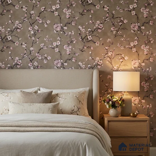 OR05-5 | 5 Meter x 42 Inch PVC Florals Look Wallpaper - 57 Sq. Ft. | Minimum 15% wastage during installation