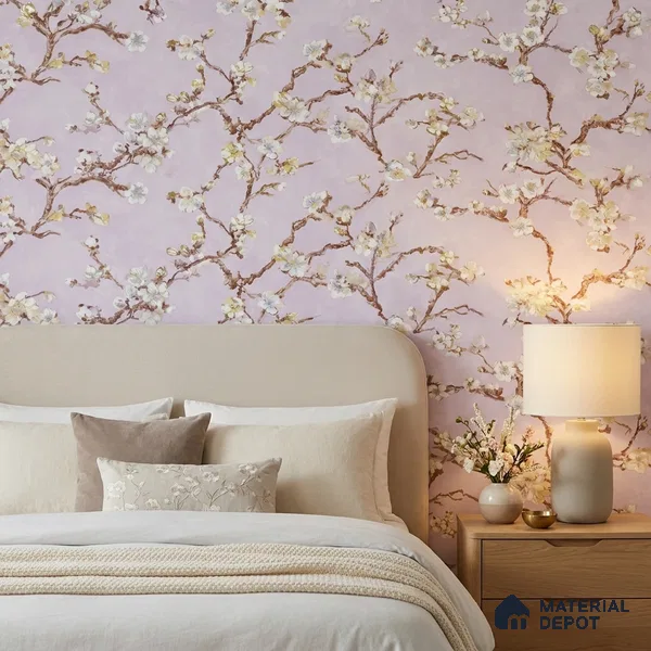 OR05-6 | 5 Meter x 42 Inch PVC Florals Look Wallpaper - 57 Sq. Ft. | Minimum 15% wastage during installation