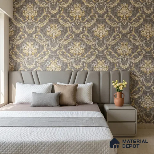 OR09-1 | 5 Meter x 42 Inch PVC Patterned Look Wallpaper - 57 Sq. Ft. | Minimum 15% wastage during installation