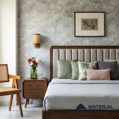 Z1006-6 | Grey Weathered Concrete PVC Textured Wallpaper - 10 Meter x 21 Inch, 57 Sq. Ft. (Min. 15% Wastage)