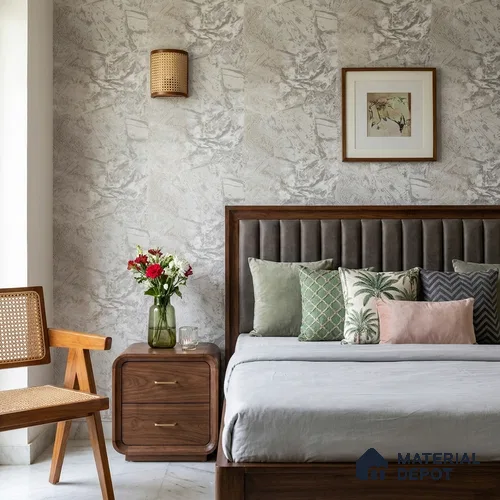 Z1004-5 | 10 Meter x 21 Inch PVC Texture Look Wallpaper - 57 Sq. Ft. | Minimum 15% wastage during installation