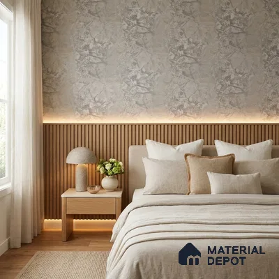 Z1004-2 | 10 Meter x 21 Inch PVC Texture Look Wallpaper - 57 Sq. Ft. | Minimum 15% wastage during installation