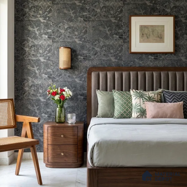 Z1004-9 | 10 Meter x 21 Inch PVC Texture Look Wallpaper - 57 Sq. Ft. | Minimum 15% wastage during installation