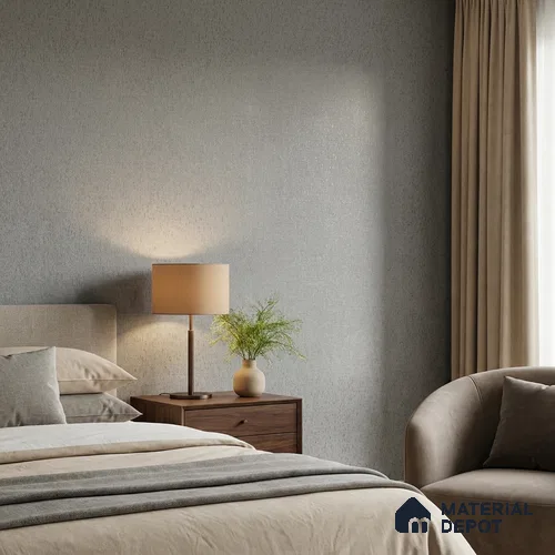 Z1001-8 | Grey Pixel Dash PVC Textured Wallpaper - 10 Meter x 21 Inch, 57 Sq. Ft. (Min. 15% Wastage)