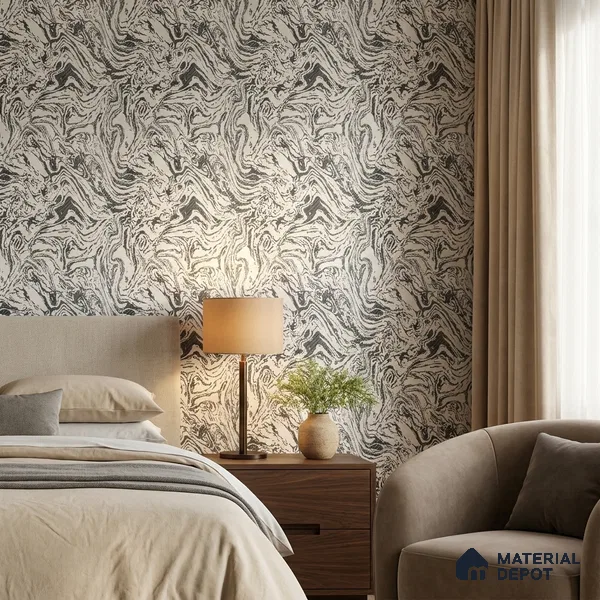 Z1008-6 | 10 Meter x 21 Inch PVC Texture Look Wallpaper - 57 Sq. Ft. | Minimum 15% wastage during installation