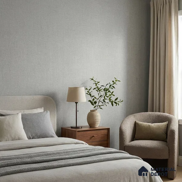Z1010-5 | Grey Brushed Metal PVC Textured Wallpaper - 10 Meter x 21 Inch, 57 Sq. Ft. (Min. 15% Wastage)