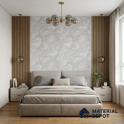A67603 | 10 Meter x 21 Inches Patterned Look Wallpaper - 57.37 Sq. Ft. | Minimum 15% wastage during installation