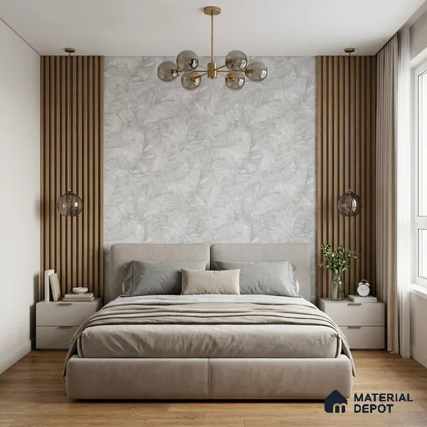 A67603 | 10 Meter x 21 Inches Patterned Look Wallpaper - 57.37 Sq. Ft. | Minimum 15% wastage during installation