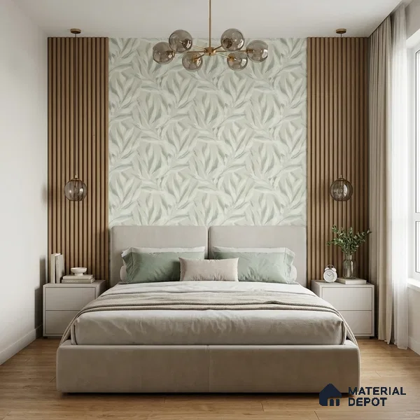 A76102 | 10 Meter x 21 Inches Florals Look Wallpaper - 57.37 Sq. Ft. | Minimum 15% wastage during installation