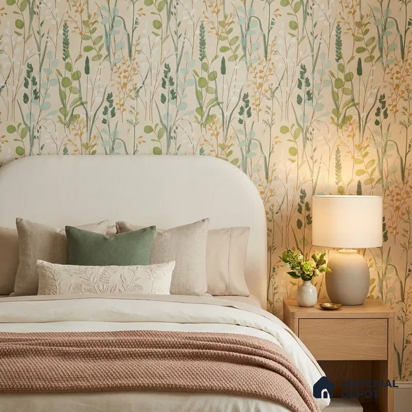A76202 | 10 Meter x 21 Inches Florals Look Wallpaper - 57.37 Sq. Ft. | Minimum 15% wastage during installation