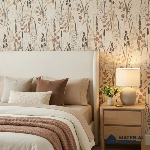 A76203 | 10 Meter x 21 Inches Florals Look Wallpaper - 57.37 Sq. Ft. | Minimum 15% wastage during installation