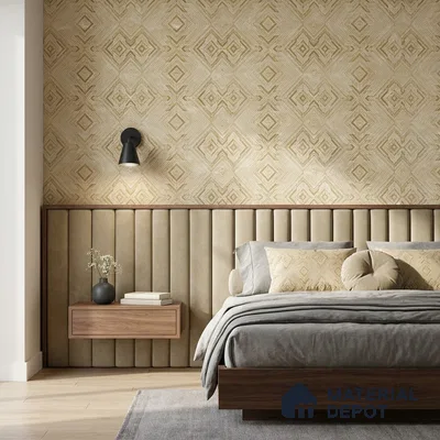 WP1332 | 9.5 Meter x 21 Inches Patterned Look Wallpaper - 55 Sq. Ft.  | Minimum 15% wastage during installation