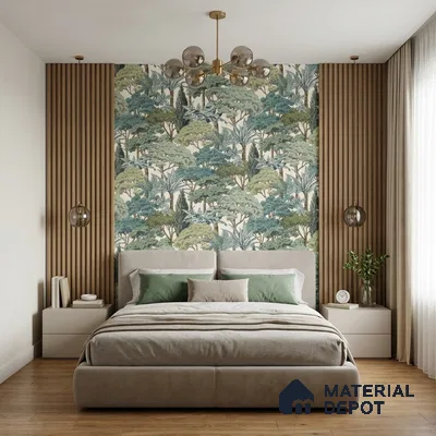 A76302 | 10 Meter x 21 Inches Nature Look Wallpaper - 57.37 Sq. Ft. | Minimum 15% wastage during installation