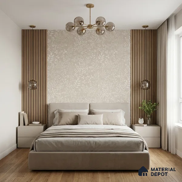 205002 | 10 Meter x 21 Inches Florals Look Wallpaper - 57.37 Sq. Ft. | Minimum 15% wastage during installation