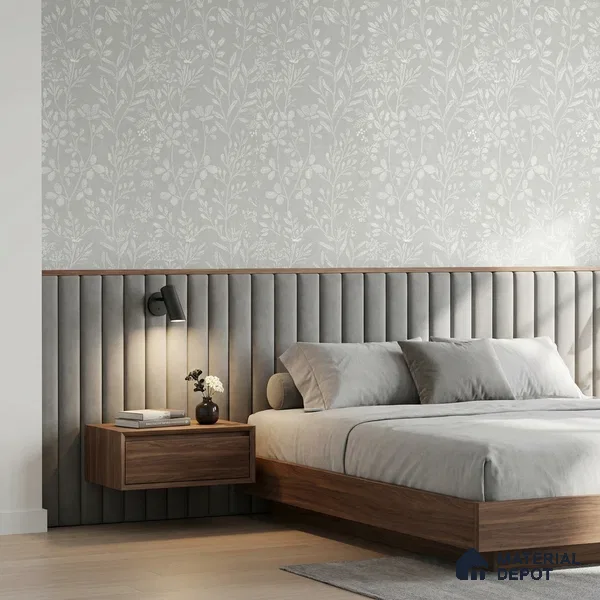 205001 | 10 Meter x 21 Inches Fabric Look Wallpaper - 57.37 Sq. Ft. | Minimum 10% wastage during installation