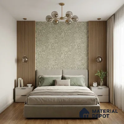 205003 | 10 Meter x 21 Inches Florals Look Wallpaper - 57.37 Sq. Ft. | Minimum 15% wastage during installation