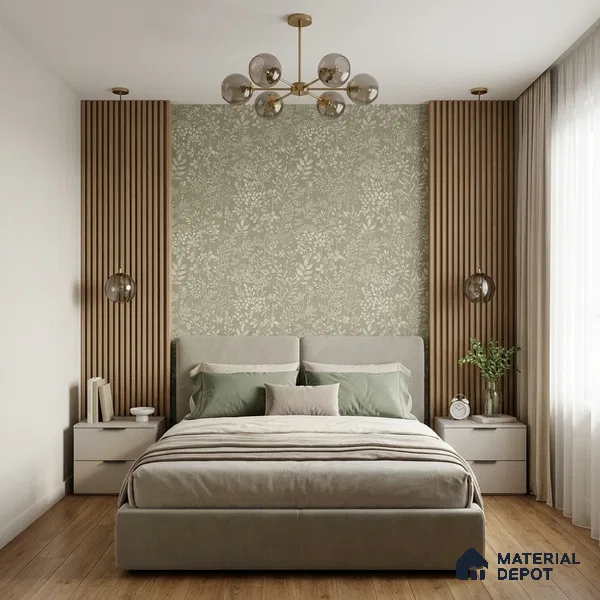 205003 | 10 Meter x 21 Inches Florals Look Wallpaper - 57.37 Sq. Ft. | Minimum 15% wastage during installation