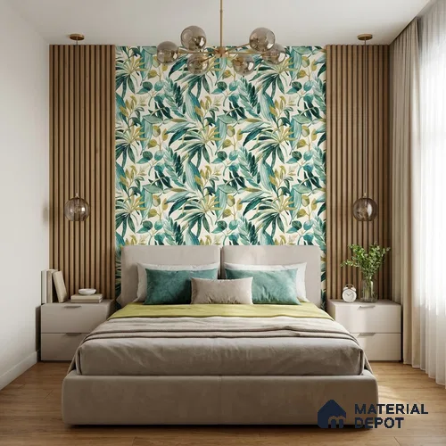 A71201 | 10 Meter x 21 Inches Florals Look Wallpaper - 57.37 Sq. Ft. | Minimum 15% wastage during installation