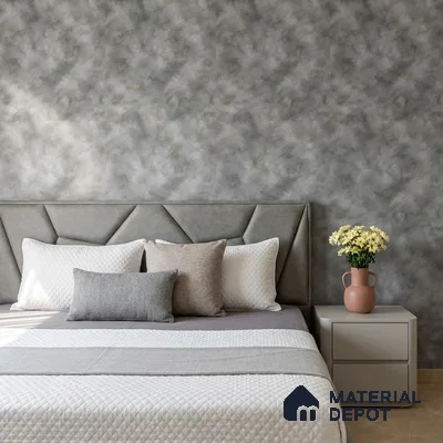 WP1327 | Grey Cloudy Wash Textured Wallpaper - 9.5 Meter x 21 Inches, 55 Sq. Ft. (Min. 15% Wastage)