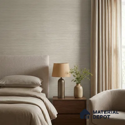 WP1364 | 9.5 Meter x 21 Inches Fabric Look Wallpaper - 55 Sq. Ft.  | Minimum 10% wastage during installation