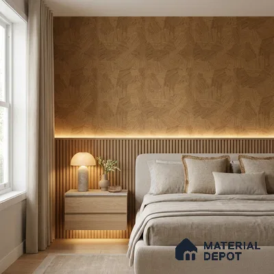 WP1352 | Brown Hatch Facets Textured Wallpaper - 9.5 Meter x 21 Inches, 55 Sq. Ft. (Min. 15% Wastage)