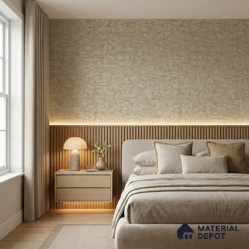 WP1356 | 9.5 Meter x 21 Inches Texture Look Wallpaper - 55 Sq. Ft.  | Minimum 15% wastage during installation