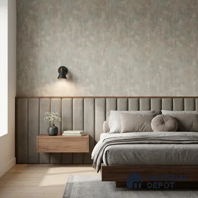 WP1320 | Grey Mottled Herringbone Textured Wallpaper - 9.5 Meter x 21 Inches, 55 Sq. Ft. (Min. 15% Wastage)