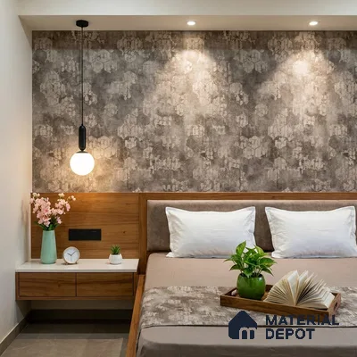 WP1361 | 9.5 Meter x 21 Inches Patterned Look Wallpaper - 55 Sq. Ft.  | Minimum 15% wastage during installation
