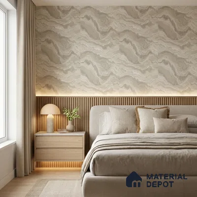 WP1309 | 9.5 Meter x 21 Inches Patterned Look Wallpaper - 55 Sq. Ft.  | Minimum 15% wastage during installation