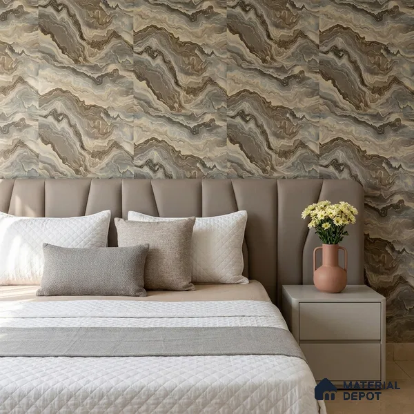 WP1310 | 9.5 Meter x 21 Inches Patterned Look Wallpaper - 55 Sq. Ft. | Minimum 15% wastage during installation