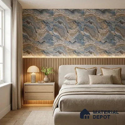 WP1306 | 9.5 Meter x 21 Inches Patterned Look Wallpaper - 55 Sq. Ft.  | Minimum 15% wastage during installation