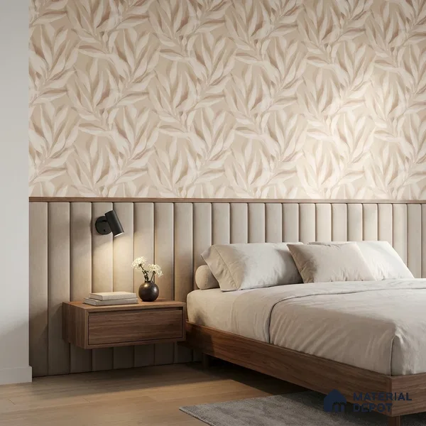 A76103 | 10 Meter x 21 Inches Florals Look Wallpaper - 57.37 Sq. Ft. | Minimum 15% wastage during installation