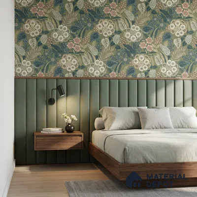 A76603 | 10 Meter x 21 Inches Florals Look Wallpaper - 57.37 Sq. Ft. | Minimum 15% wastage during installation
