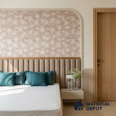 RD24-168 | Rose Palm Spray Floral Wallpaper - 10 Meter x 21 Inch, 57 Sq. Ft.