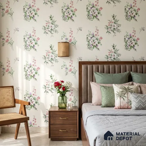 81403-2 | 5 Meter x 42 Inch  Florals Look Wallpaper - 57 Sq. Ft.
