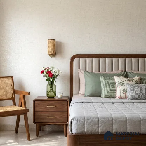 81401-2 | 5 Meter x 42 Inch  Fabric Look Wallpaper - 57 Sq. Ft.