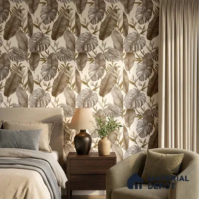 M15-3 | 10 Meter x 21 Inches Florals Look Wallpaper - 57.37 Sq. Ft. | Minimum 15% wastage during installation