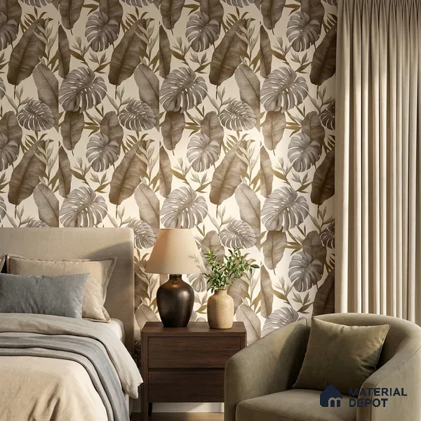 M15-3 | 10 Meter x 21 Inches Florals Look Wallpaper - 57.37 Sq. Ft. | Minimum 15% wastage during installation