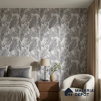 M15-2 | 10 Meter x 21 Inches Florals Look Wallpaper - 57.37 Sq. Ft. | Minimum 15% wastage during installation